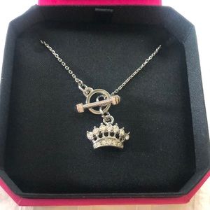 Juicy Couture crown necklace